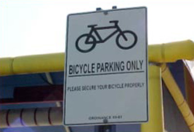 Bicycle sign