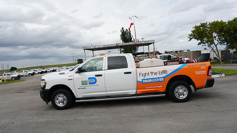 Buffalo Turbin truck for mosquito control