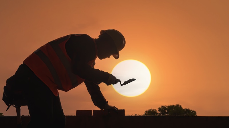 A handyman with tools