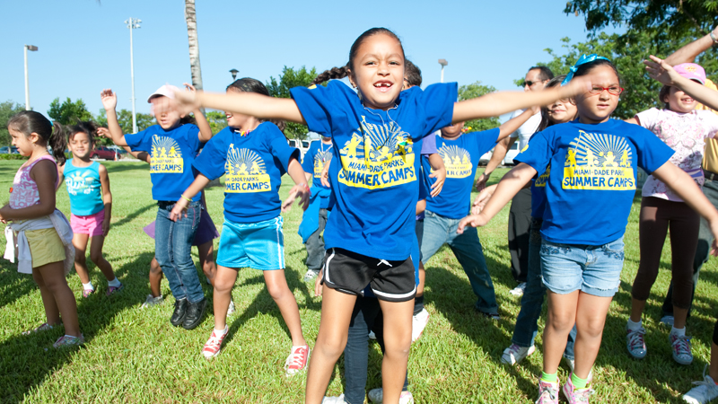 kids at summer camp