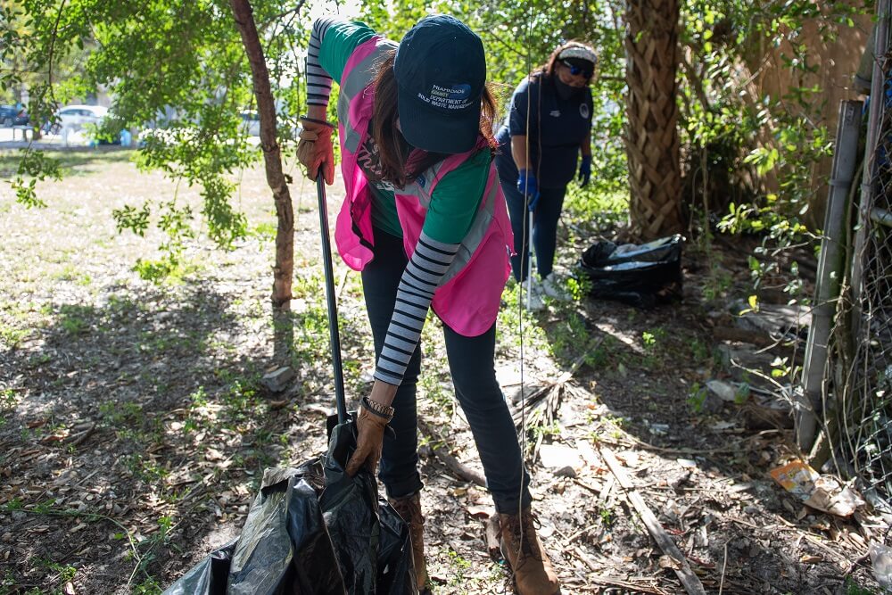 Clean up event in Miami-Dade.